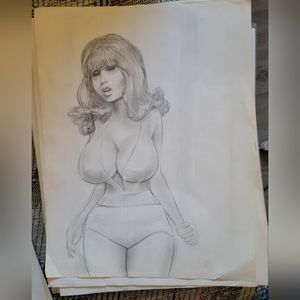 4 hand drawln sketches of women